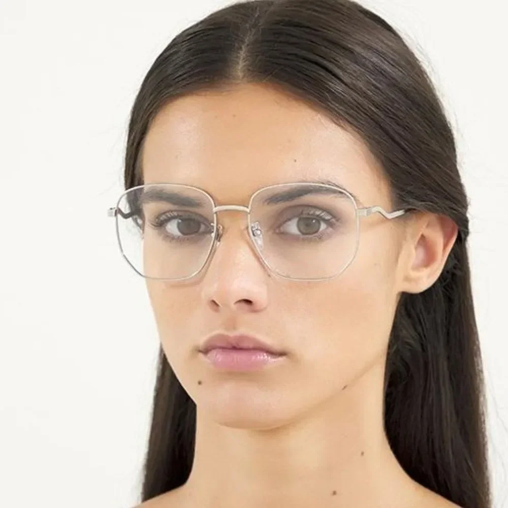 🔥 Gucci GG0973O 002 Eyeglasses Silver Metal Women